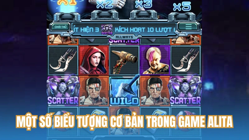 Một số biểu tượng cơ bản trong game Alita