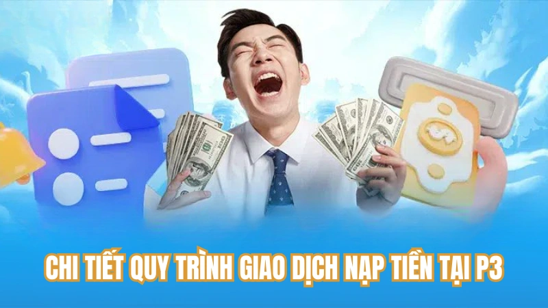 Chi tiết quy trình giao dịch nạp tiền tại P3